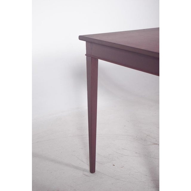 Wood English Rectangular Coffee Table in Mahogany, 1950s For Sale - Image 7 of 11