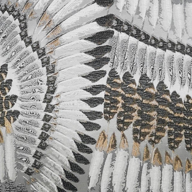 Silky Black and White Sofa Pillows - A Pair For Sale In Sacramento - Image 6 of 6