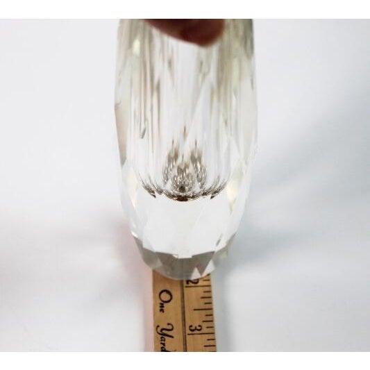 Vintage Mid Century Silver Plate and Crystal Cigarette Lighter For Sale In Orlando - Image 6 of 7