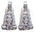 The Gianna: Art Deco Platinum Diamond Dangle Earrings For Sale