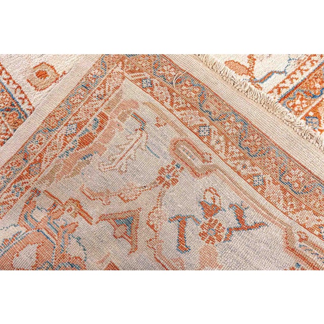1900 - 1909 Antique Persian Sultanabad Rug For Sale - Image 5 of 17