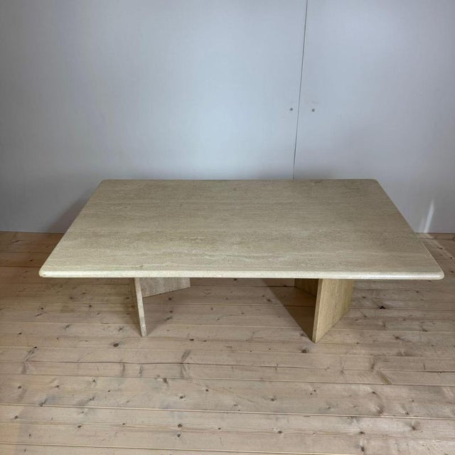 Vintage Travertine Coffee Table, 1970s For Sale - Image 8 of 8