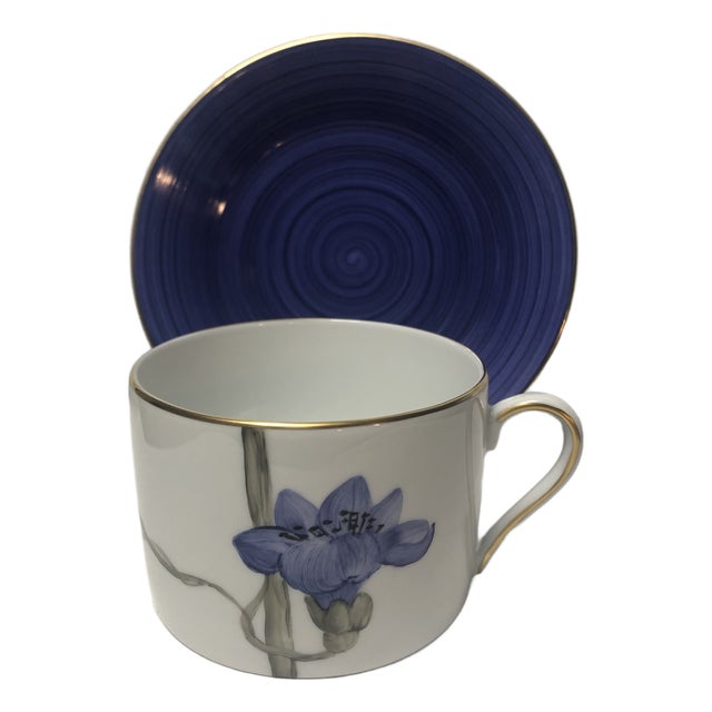 Modern Marie Daâge Breakfast Cup & Saucer. For Sale