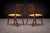 Set of 2 Chairs in Rosewood & Yellow Linen Canvas, Carlo Hauner, 1950s For Sale - Image 12 of 14