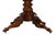 Traditional Classical Quervelle Inspired Drop-Leaf & Claw Foot Mahogany Banquet Table C1840 For Sale - Image 3 of 11