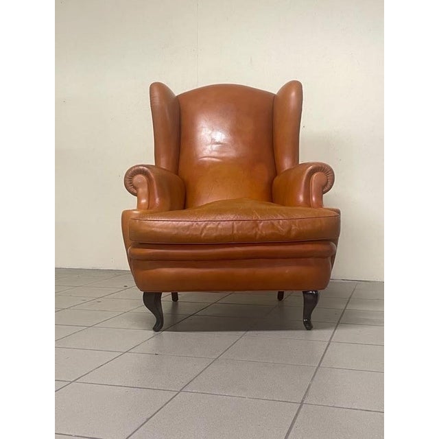 Wood Large Armchair from Poltrona Frau, Italy, 1960s For Sale - Image 7 of 18