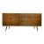Mid-Century Modern Walnut and Brass Six Drawer Dresser For Sale