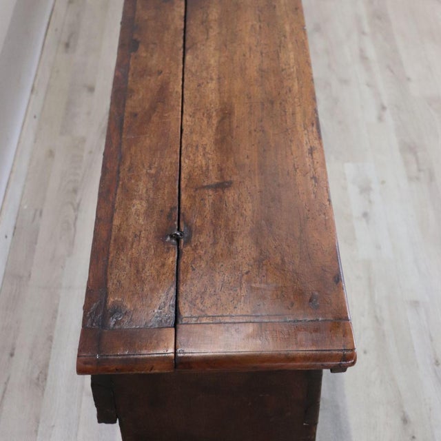 Antique Walnut Long Bench For Sale - Image 18 of 18