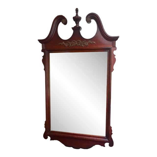 Mantle Mirror Federal Style Dining Sideboard Mahogany For Sale