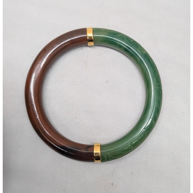 1970s GIVENCHY RESIN BANGLE