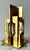 Menashe Kadishman, Israeli Pop Art Abstract Cutout Trees Kinetic Gilt Sculpture Menashe Kadishman, c.1970's For Sale - Image 10 of 18