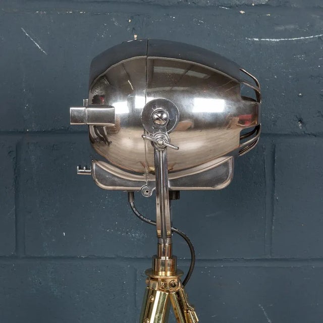 1960s 20th Century English Strand Electric Theatre Lamp on a Tripod Stand, 1960 For Sale - Image 5 of 13