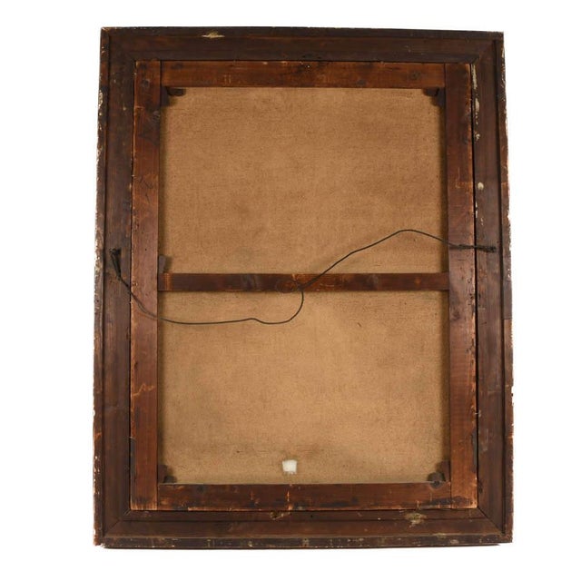 Wood Antique Framed Signed Carlo Rossi Merriment in the Garden Oil on Canvas For Sale - Image 7 of 18