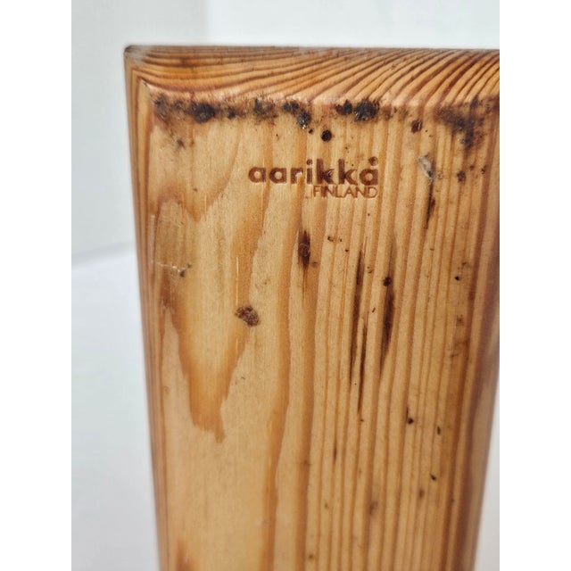 Midcentury, "Aarikka" Finland Fantastic Napkin or Letter Holder For Sale - Image 4 of 5