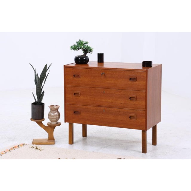 Mid-Century Teak Chest of Drawers, 1960s-1970s For Sale - Image 12 of 12