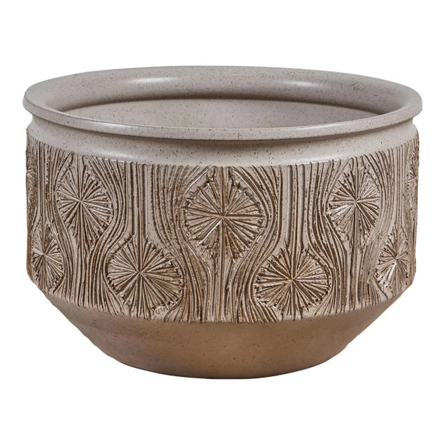 David Cressey & Robert Maxwell “Teardrop Sunburst” Bowl Planter for Earthgender For Sale