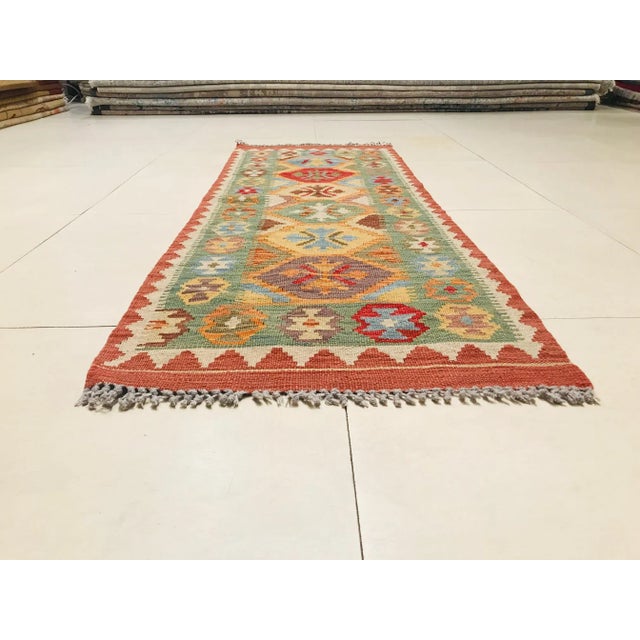 Vintage Hand-Crafted Wool Carpet, 1986 For Sale - Image 3 of 12