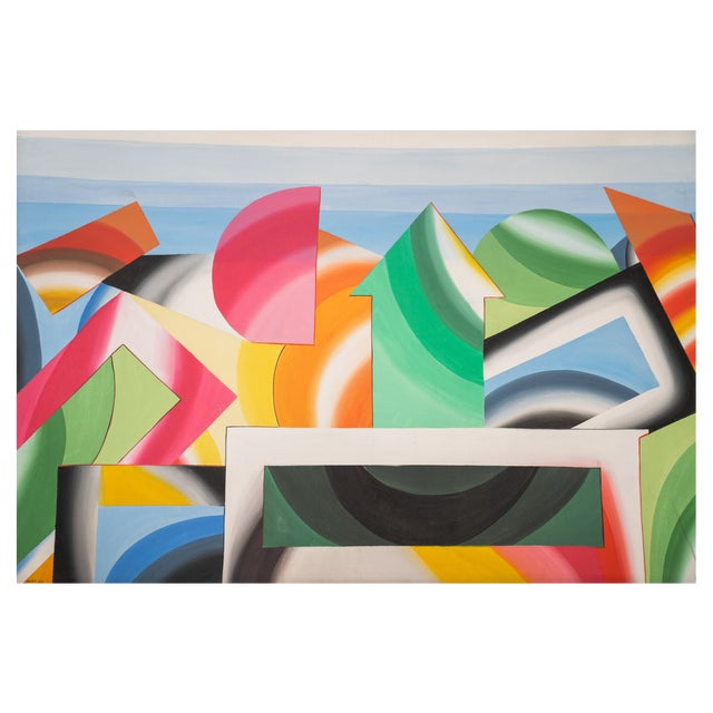 Abstract Composition, 2000, Acrylic on Canvas For Sale