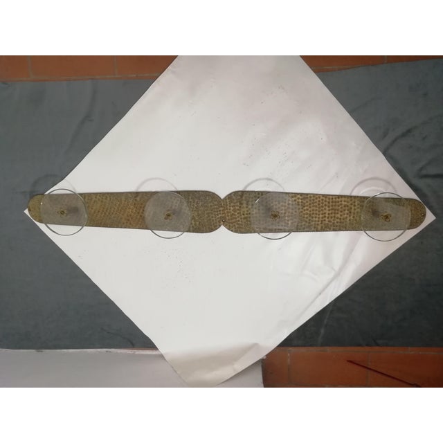 Brass and Glass Coat Rack by Carlo Scarpa for Fontana Arte, Italy, 1950s For Sale - Image 11 of 16