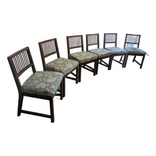 Mid-Century Modern Walnut Dining Chairs For Sale