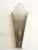 French Art Deco Sconce with Brass Fixture and Glass Shade, 1930s For Sale - Image 10 of 10