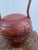 Early 20th Century Antique Chinese Red Lacquered Wooden Wedding Basket With Dragonfly Lid Motif For Sale - Image 5 of 13