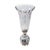 Transitional Ayers Smoked Glass Trumpet Vase Short For Sale - Image 3 of 10