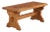 French Brutalist Style Gouged Carved Oak Coffee Table, C. 1960 For Sale
