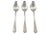Mid 20th Century 1930s Silver Serving Spoons - Set of 3 For Sale - Image 5 of 5