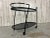 Black Vintage Modern "Woodard" Bar Cart For Sale - Image 8 of 12