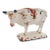 1970 Royal Delft Polychrome Cow Figurine For Sale