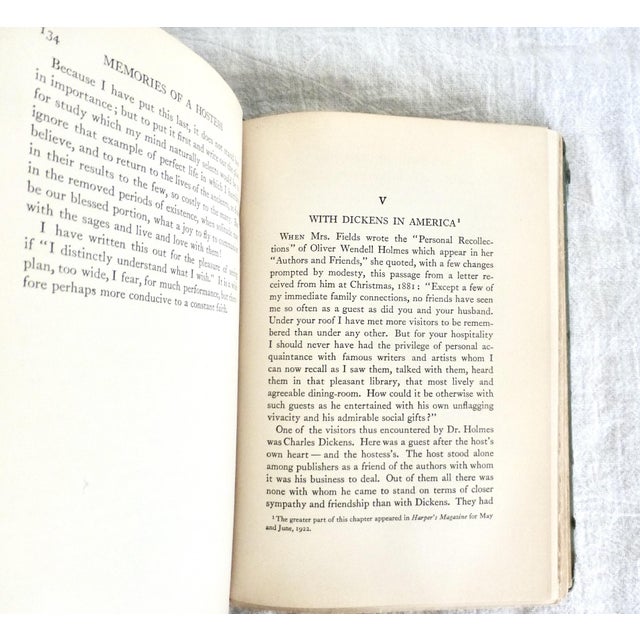 Paper 1922 Memories of a Hostess by M.A. DeWolfe Howe For Sale - Image 7 of 10