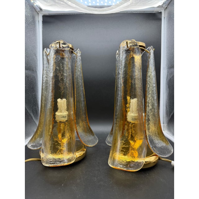 Murano Glass Lampshades, 1970s, Set of 2 For Sale - Image 10 of 11
