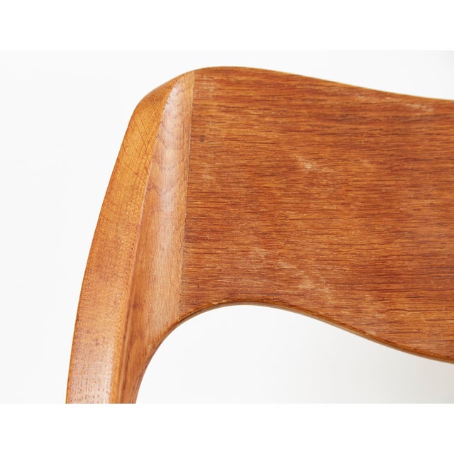 Vintage Danish No. 71 Dining Chairs by Niels O. Moller for J. L Moller, 1960s, Set of 3 For Sale - Image 14 of 18
