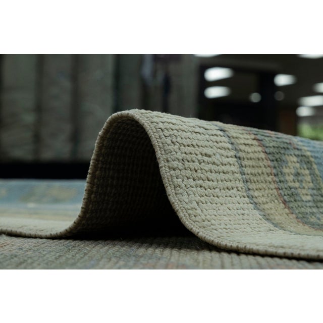 Textile Turkish Oushak Rug 10' x 12'9" #18599 For Sale - Image 7 of 8