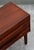 Mid Century Danish Modern Side Table Entryway Chest 2 Drawer Rosewood Bedside For Sale - Image 10 of 12
