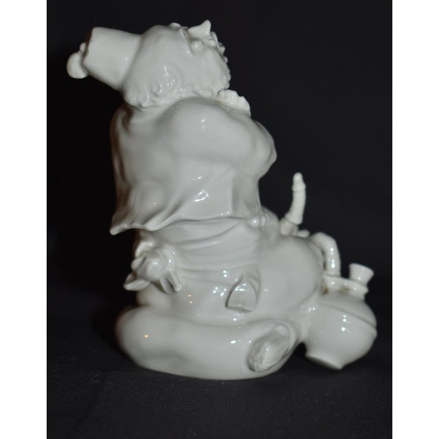 White Vintage KPM Porcelain Chinese Blanc De Chine Figure For Sale - Image 8 of 13