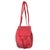 Red Quilted Calfskin Medium Covered CC Drawstring Backpack For Sale In New York - Image 6 of 6