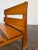 Vintage French 1950s Brutalist Mahogany Bench For Sale - Image 17 of 18