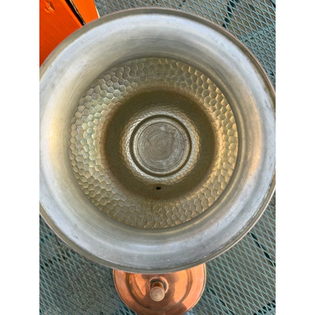 Vintage 1960s Stöckli Swiss Copper Samovar With Burner and Original Box For Sale - Image 10 of 17