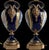 Antique Sevres Style Bronze Ormolu Têtes De Satyres Cobalt Blue Porcelain Table Lamp For Sale - Image 18 of 18