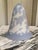 Vintage Cameo Style Periwinkle Blue Lamp Shade After Emile Galle For Sale In Seattle - Image 6 of 17