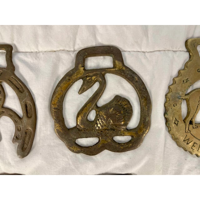 Mid 20th Century Mid 20th Century Horse Brass Christmas Ornaments - Set of 12 For Sale - Image 5 of 13