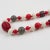 Bakelite and Lucite Long Necklace Gray, White, and Red Colors For Sale - Image 11 of 11