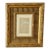 Vintage Traditional Gold Toned Wood Reed & Leaf Hollywood Regency Style Crystal Art Gallery Frame 5 X 7. For Sale
