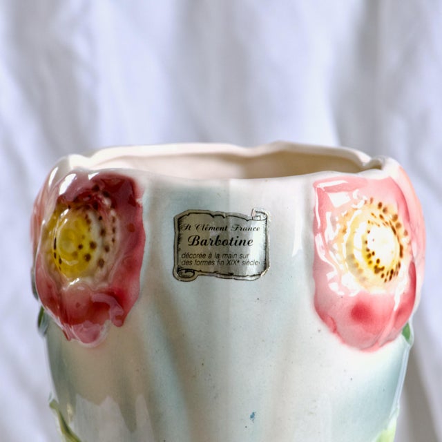 Large Art Nouveau St Clément Vase For Sale - Image 5 of 12