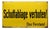 Vintage German Yellow Enamel Sign, 1900 For Sale