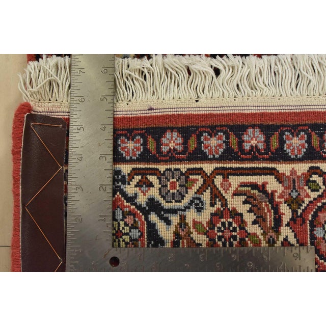 Fine Bidjar Runner 2’10” X 9’8” Red Wool Traditional Hand-Knotted Oriental Rug For Sale - Image 13 of 13