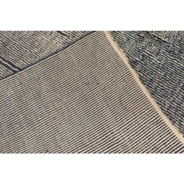 Navy Blue Modern Moroccan Rug by Doris Leslie Blau For Sale - Image 8 of 8