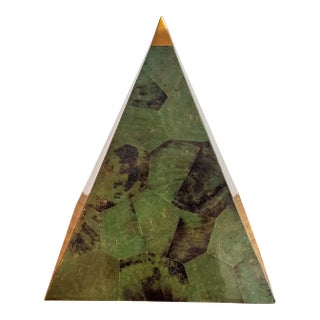 Maitland Smith Tessellated Pen Shell Pyramid, 1980s For Sale